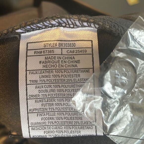 BB Dakota NEW $110 Black Faux Leather High Rise Paper Bag Waist Pants sz 10 - Picture 12 of 12